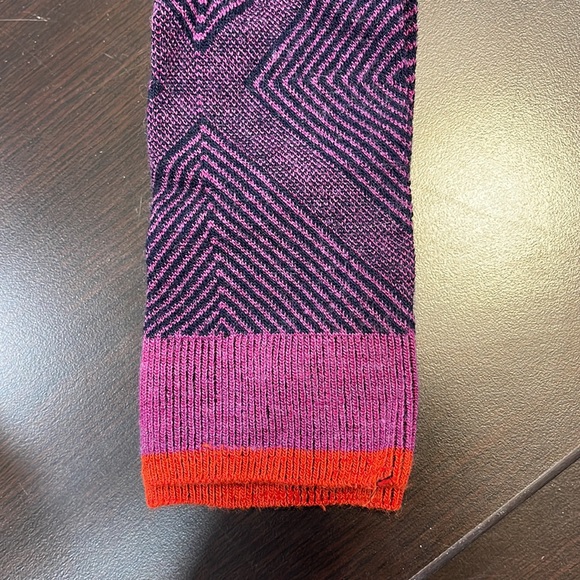 Goodhew Diamond Maze Knee High Merino Socks - size S/M and M/L in Violet. - Picture 3 of 7